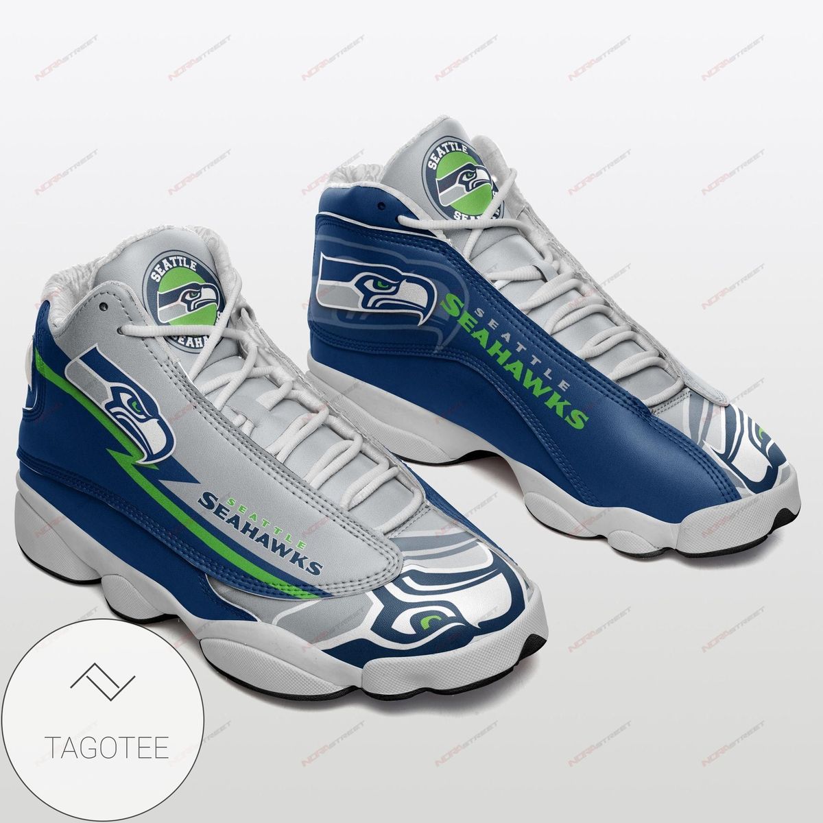 Seattle Seahawks Air Jordan 13 Shoes Sport V26 Sneakers For Fan
