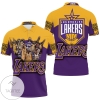 Shaquille Oneal 34 Los Angeles Lakers Nba Western Conference All Over Print Polo Shirt