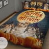 Shih Tzu Dog Together Halloween Night Quilt Bed Sheets Spread Quilt Bedding Sets 2022