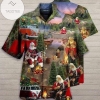 Shop 2022 Authentic Hawaiian Shirts Santa Claus Camping On Christmas