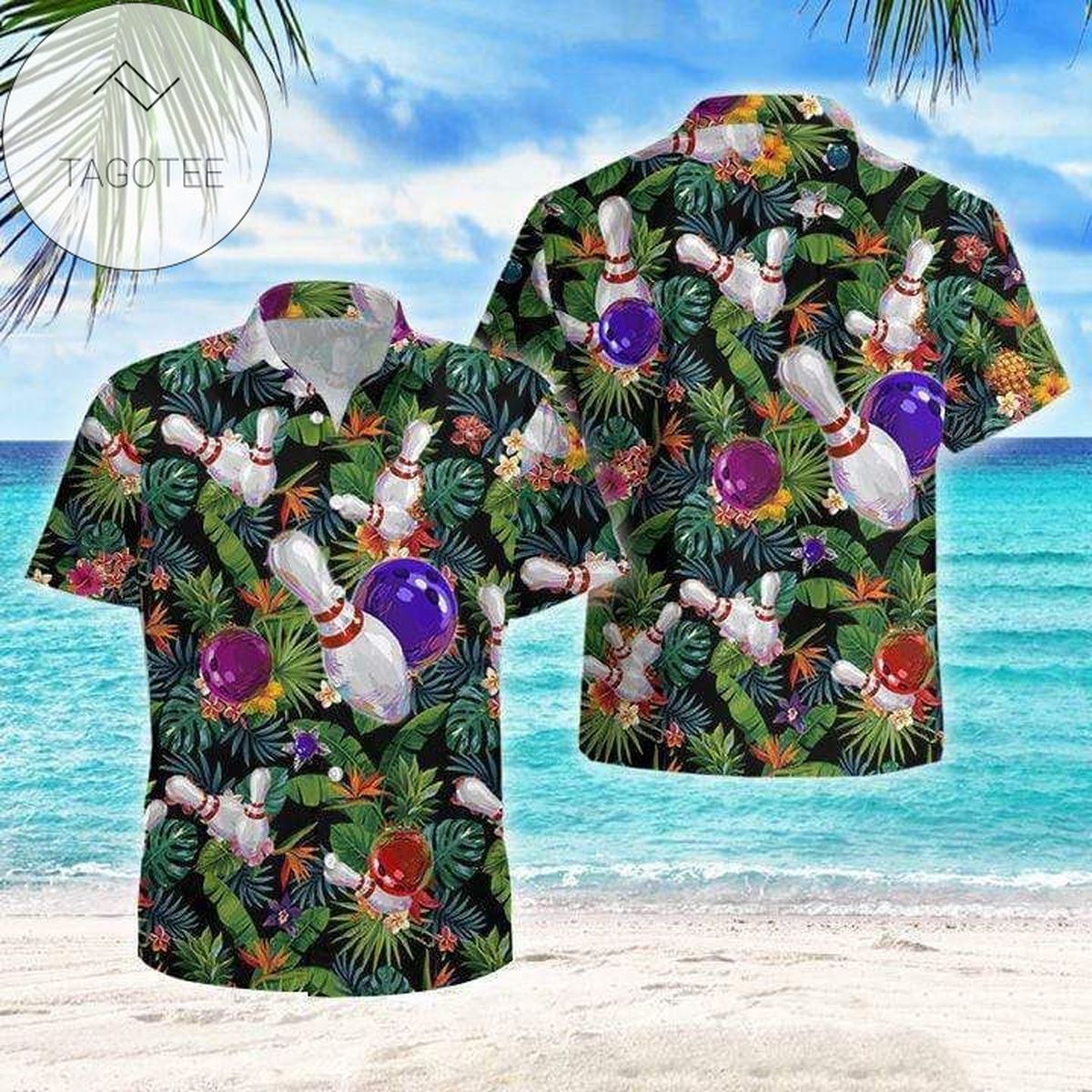 Shop Bowling Art Aloha Authentic Hawaiian Shirt 2022s