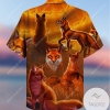 Shop Fox Under The Moon Authentic Hawaiian Shirt 2022