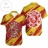 Shop From 1000 Unique Hawaiian Aloha Shirts Firefighter Red And Yellow 2610h