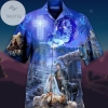 Shop From 1000 Unique Lion With Jesus Was Born In Farm Blue Hawaiian Aloha Shirts
