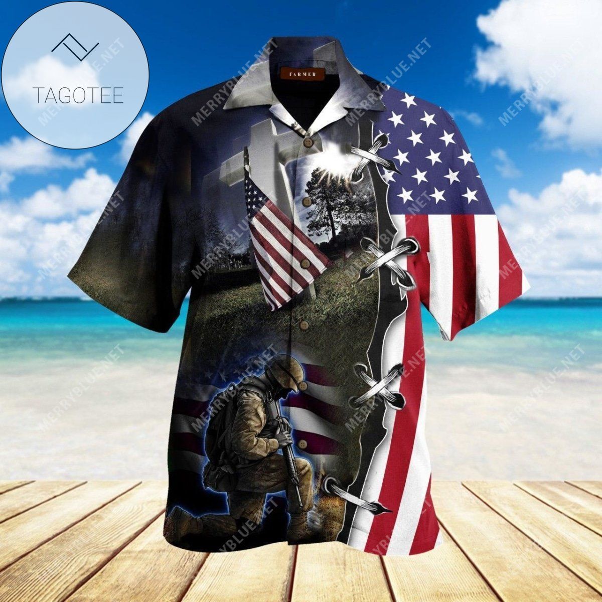 Shop Veteran Unisex Authentic Hawaiian Shirt 2022