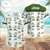 Simple Jeep Coconut Tropical Green White Unisex Hawaiian Shirts