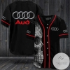 Skull Audi Logo Baseball Jersey Shirt