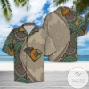 South Carolina Mandala Hawaiian Shirt For Men With Vibrant Colors And Textures