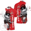 St. Louis Cardinals Jack Skellington And Zero All Over Print Polo Shirt