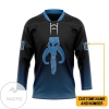 Star Wars Mandalorian Jango Fett Hockey Team Custom Name Custom Number Hockey Jersey