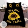 Sunflower Stay Wild Sun Child Bed Sheets Spread Comforter Duvet Cover Bedding Sets 2022