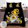 Sunflower Yellow Hippie Gnome Bees Bed Sheets Spread Comforter Duvet Cover Bedding Sets 2022