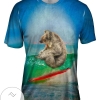 Surf Koala Mens All Over Print T-shirt