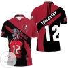 Tampa Bay Buccaneers Tom Brady 12 Nfc South Division Champions Super Bowl 2021 All Over Print Polo Shirt