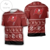 Tampa Bay Buccaneers Ugly Christmas 3d Printed Sweatshirt Ugly 3d All Over Print T-shirt