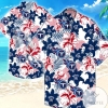 Tennessee Titans Flower Hawaiian Shirt 3d