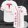 Tesla Logo Baseball Jersey Shirt