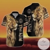 The King Lion Black Hawaiian Aloha Shirts