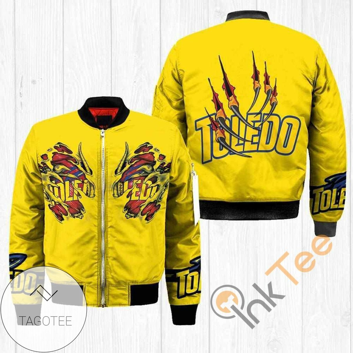 Toledo Rockets NCAA Claws Apparel Best Christmas Gift For Fans Bomber Jacket