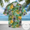 Tropical Pineapple British Shorthair 3d Hawaiian Shirt For Men With Vibrant Colors And Textures