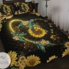 Turtle And Sunflower Quilt Bed Sheets Spread Duvet Cover Bedding Sets 2022