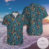 Turtle Pattern Blue Hawaiian Aloha Shirts 219dh
