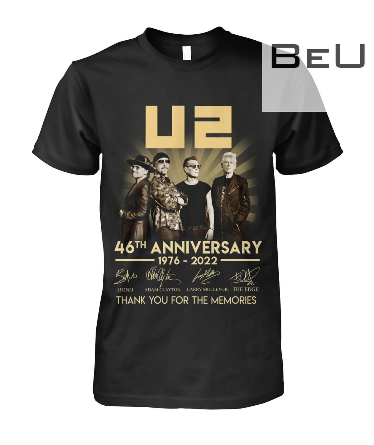 U2 46th Anniversary Thank You For The Memories Shirt