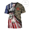 United States Marine Corps Full Printed T-Shirt