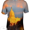 Us Capital Washington Dc Glow Mens All Over Print T-shirt