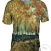 Van Gogh -lane With Poplars (1885) Mens All Over Print T-shirt