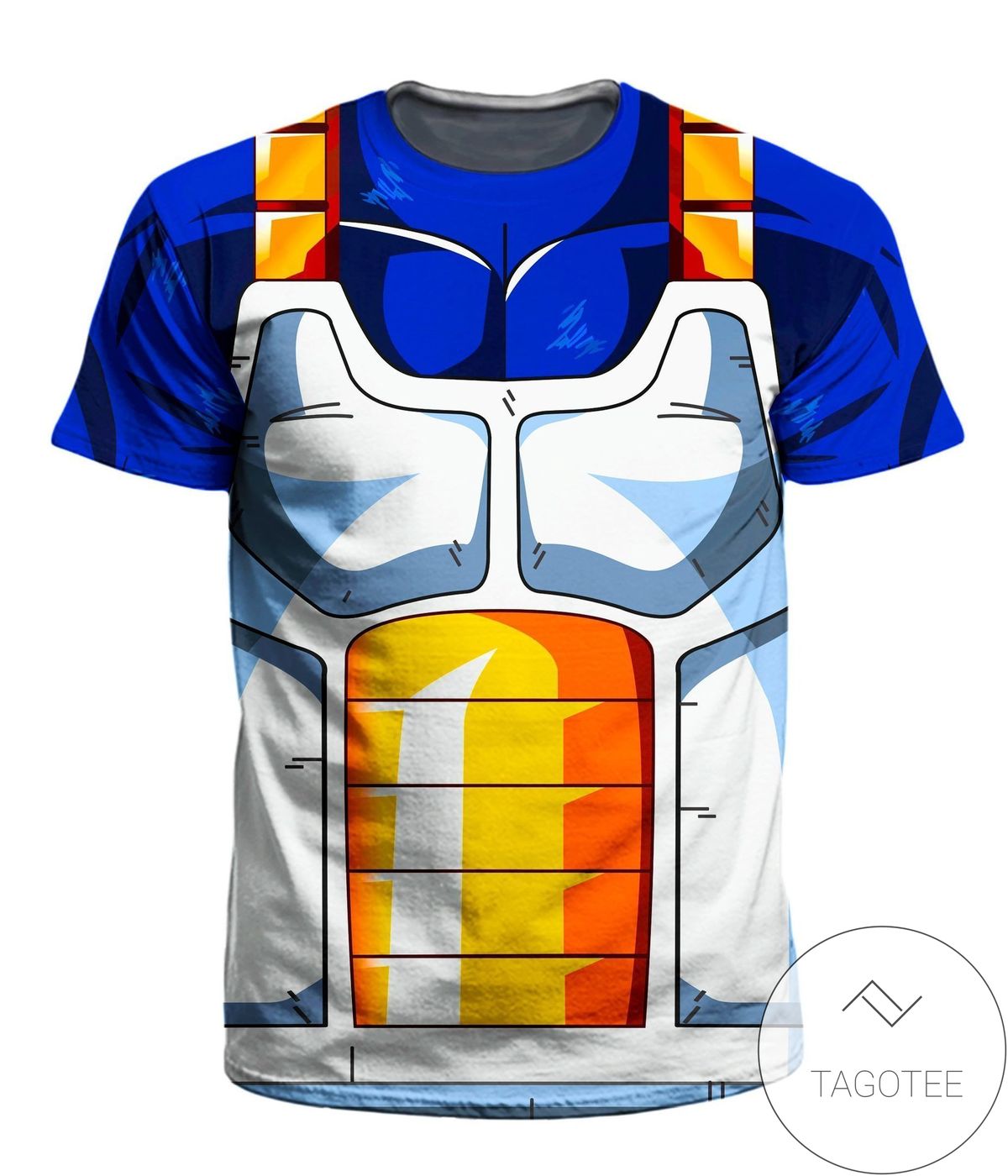 Vegeta Cell Armor Men’s All Over Print T-shirt