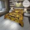 Versace Barocco Logo Golden Custom Bedding Set Duvet Cover Pillowcases (Duvet Cover & Pillowcases) 2022