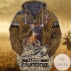 Vintage Deer Hunting 3d All Over Print Hoodie And Zipper Hoodie Jacket