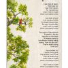 What A Wonderful World Green Tree Poster