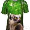 Yellow Eyed Lemur Mens All Over Print T-shirt