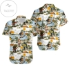 Yellow Hibicus Bigfoot Summer Style 2022 Authentic Hawaiian Shirts #dh