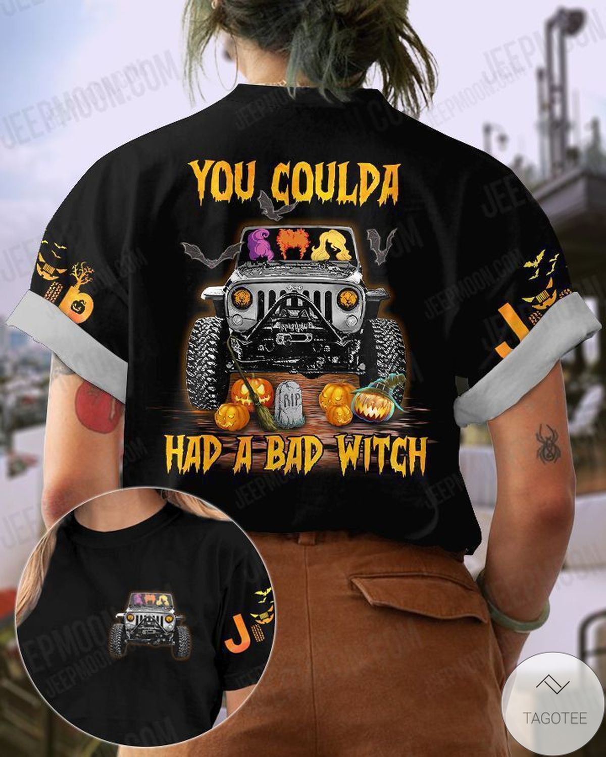 You Coulda Had A Bad Witch Jeep Halloween T-Shirt