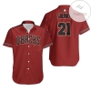 Zack Greinke Arizona Diamondbacks Sedona Red Black Jersey Inspired Style Authentic Hawaiian Shirt 2022