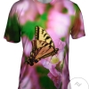Zebra Butterfly Mens All Over Print T-shirt