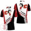 Calgary Flames Snoopy For Fans 3d All Over Print Polo Shirt