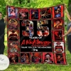 35 Years Of A Nightmare On Elm Street Thank You For The Memories Quilt Blanket