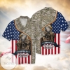 4th Of July Independence Day Memorial Day American Being A Veteran Is A Honor Graphic Print Short Sleeve Hawaiian Casual Shirt