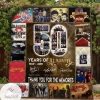 50 Years Of Alabama 1969-2019 Thank You For The Memories Signatures Quilt Blanket