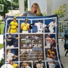 50 Years Of San Diego Padres 1969-2019 Signatures Quilt Blanket