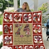 74 Years Of San Francisco 49ers Super Bowl Championship Thank You For The Memories Quilt Blanket