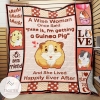 A Wise Woman Once Said Fuck It I'm Getting A Guinea Pig And She Lived Happily Ever After Quilt Blanket