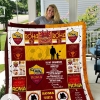 A.s Roma To My Grandson Never Lose You Either Win Or Learn Love Grandpa Quilt Blanket