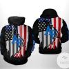 Air Force Falcons NCAA US Flag 3D Printed Hoodie Zipper Hooded Jacket