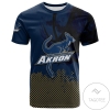 Akron Zips All Over Print T-Shirt Men's Basketball Net Grunge Pattern- NCAA