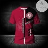 Alabama Crimson Tide Personalized Custom Text All Over Print T-shirt - NCAA